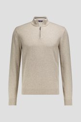 Productfoto 1 van Beige cardigan met rits door Dansaert Blue voor Heren