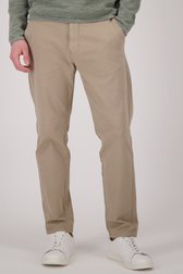 Beige chino met elastische taille en striklint van ONLY & SONS voor Heren