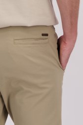 Beige chino met elastische tailleband en striklint van ONLY & SONS voor Heren