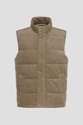 Productfoto 1 van Beige corduroy bodywarmer  door Matinique voor Heren