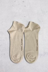 Voorkant van Beige enkelsokken - 2 paar door Tommy Hilfiger voor Heren