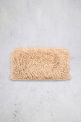 Productfoto 1 van Beige faux fur clutch door Bulaggi voor Dames
