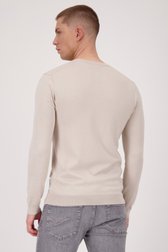 Beige fijn gebreide trui van ONLY & SONS voor Heren