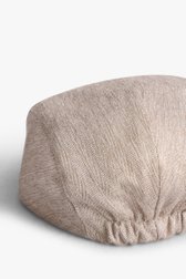 Beige flat cap van Liberty Island voor Heren