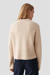 Achterkant van Beige gebreide cardigan door Opus voor Dames