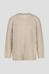 Beige gebreide trui van Only Carmakoma voor Dames
