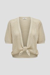 Beige gehaakte cardigan met korte mouwen van JDY voor Dames