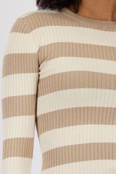 Beige gestreept truitje van JDY voor Dames