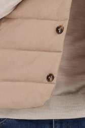 Beige gewatteerde bodywarmer  van Upper East voor Heren
