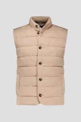 Beige gewatteerde bodywarmer  van Upper East voor Heren