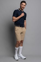 Voorkant van Beige golfshort  door Dansaert Golf Club voor Heren