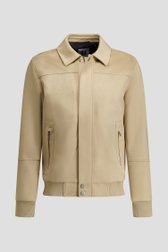 Productfoto 1 van Beige jas in suède look door Upper East voor Heren