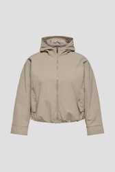 Productfoto 1 van Beige jasje met kap door ONLY Carmakoma voor Dames