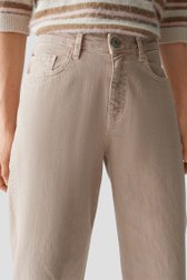 Detail van Beige jeans - Barrel fit  door Opus voor Dames