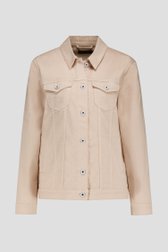 Beige jeansvest van Claude Arielle voor Dames