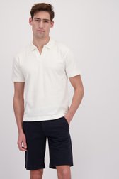 Voorkant van Beige katoenen polo door Marc O'Polo voor Heren