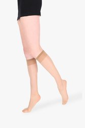 Beige kniekousen - 15 den - 2 paar van Liberty Island voor Dames