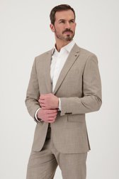 Beige kostuumvest – regular fit  van Dansaert Black voor Heren