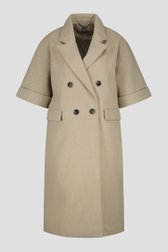 Beige mantel met halflange mouwen van JDY voor Dames