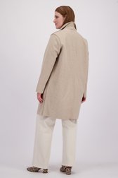 Achterkant van Beige mantel  door ONLY Carmakoma voor Dames