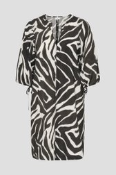 Productfoto 1 van Beige midi-kleedje met zebraprint door ONLY Carmakoma voor Dames