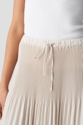 Beige midi plissérok van Opus voor Dames