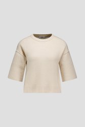 Productfoto 1 van Beige pull met driekwartmouwen door Libelle voor Dames