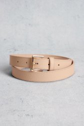 Beige riem met rosé gesp van D'Auvry voor Dames