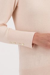 Beige/roze pull met lange mouwen van Liberty Island voor Dames