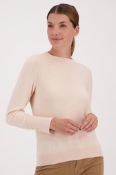 Beige/roze pull met lange mouwen van Liberty Island voor Dames