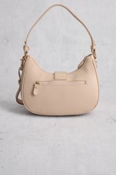 Beige schoudertas met gouden details van Hexagona voor Dames