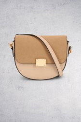 Extra foto 1 van Beige schoudertas met suède door Liberty Island voor Dames