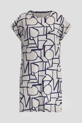 Productfoto 1 van Beige slaapkleedje met blauwe print door Tom Tailor voor Dames