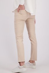 Beige stretchbroek met elastische taille van Claude Arielle voor Dames