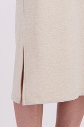 Detail van Beige T-shirt kleedje  door Libelle voor Dames
