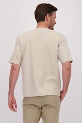 Achterkant van Beige T-shirt met ronde hals door Only & Sons voor Heren