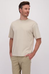 Voorkant van Beige T-shirt met ronde hals door Only & Sons voor Heren