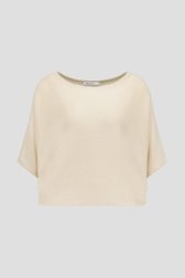 Beige trui met korte vleermuismouwen van D'Auvry voor Dames