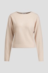Productfoto 1 van Beige trui met vleermuismouwen door D'Auvry voor Dames