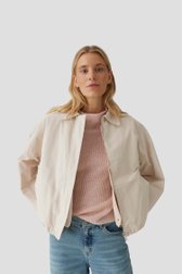 Voorkant van Beige vestje met uitneembare voering door Opus voor Dames