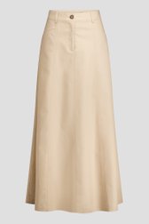Productfoto 1 van Beige wijde rok door LŌVING voor Dames