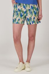Bermuda avec imprimé aquarelle bleu-vert de Liberty Loving nature pour Femmes