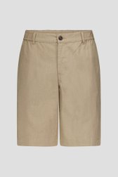 Bermuda beige avec taille élastique de Ravøtt pour Hommes