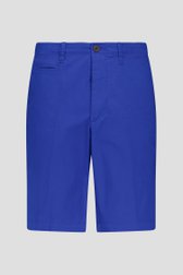 Bermuda bleu en coton stretch de Dansaert Blue pour Hommes