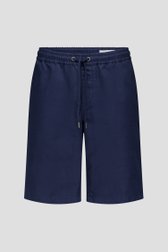 Bermuda bleu foncé avec taille élastique de Casual Five pour Hommes
