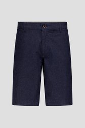 Bermuda bleu foncé effet denim de Brassville pour Hommes