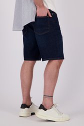Bermuda bleu foncé en jean de Ravøtt pour Hommes