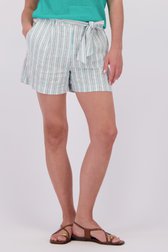 Détail de Bermuda rayé aux couleurs pastel de Libelle pour Femmes