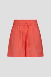 Bermuda rose corail avec broderie de Louise pour Femmes