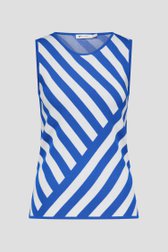 Blauw/ecru gestreepte top van D'Auvry voor Dames